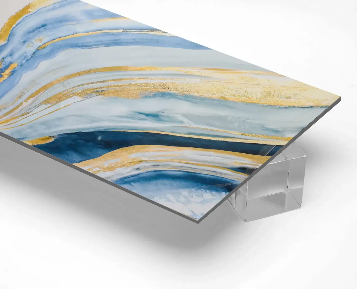 UV Coated High Glossy 3D printed Decorative Marble Sheet - (S163) - (3D05) - 3MM