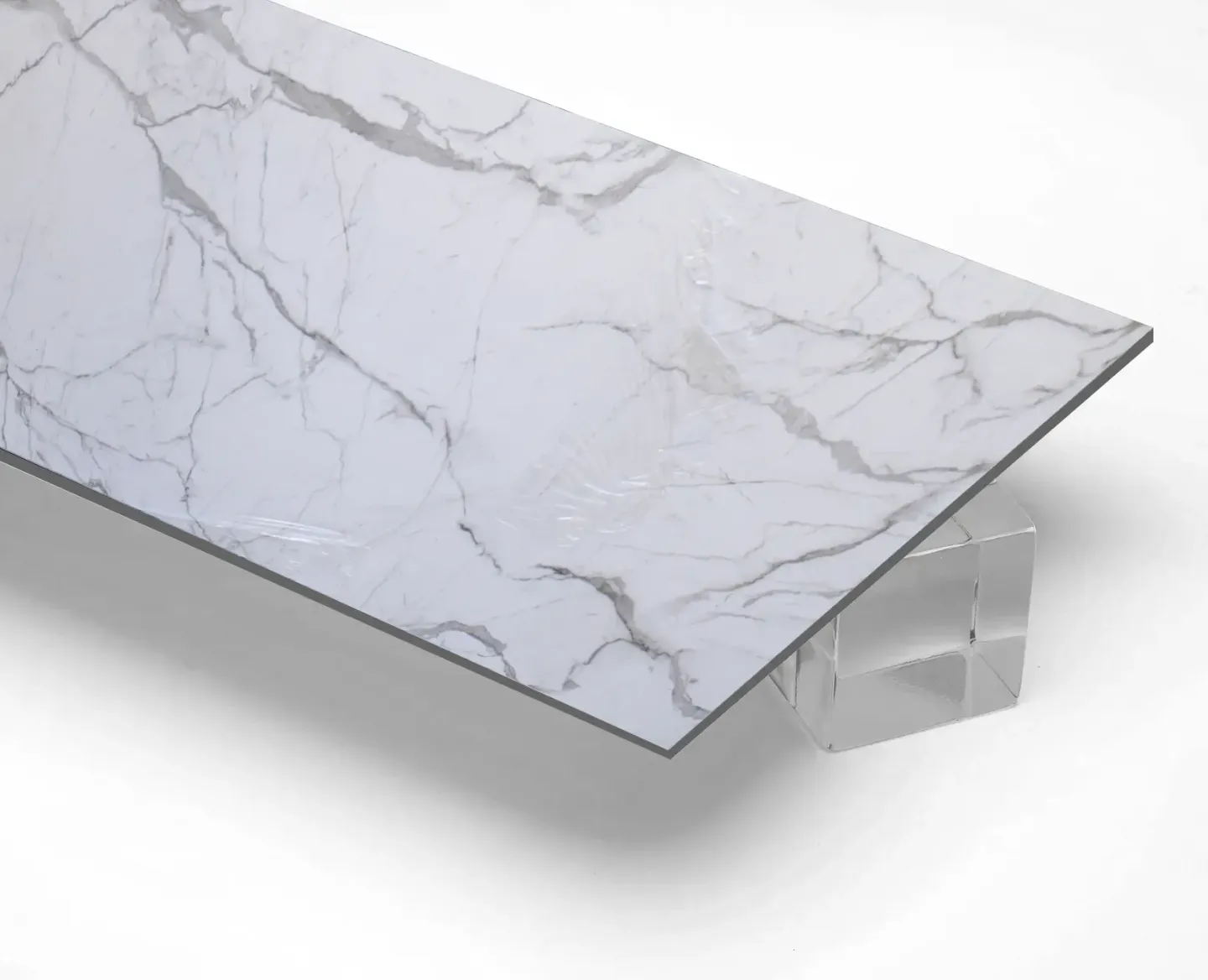 UV Coated High Glossy 3D printed Decorative Marble Sheet - (S116) - (3D09) - 3MM