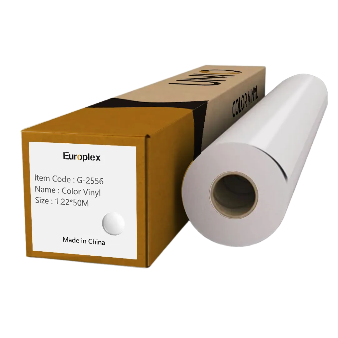 Europlex Color Self Adhesive Vinyl - White (Length:50 Mtr)