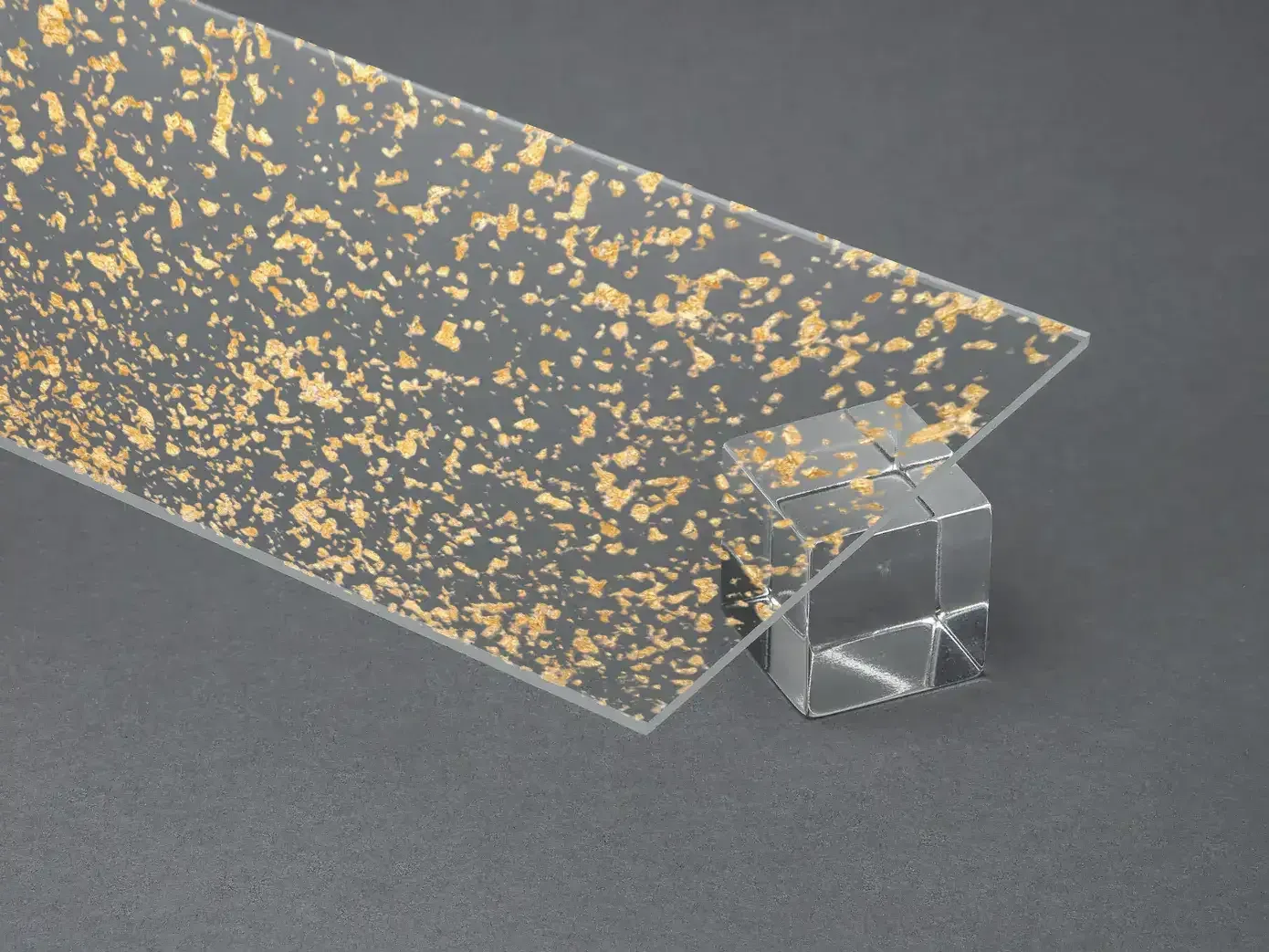 Transparent Gold Leaf Acrylic - 3MM