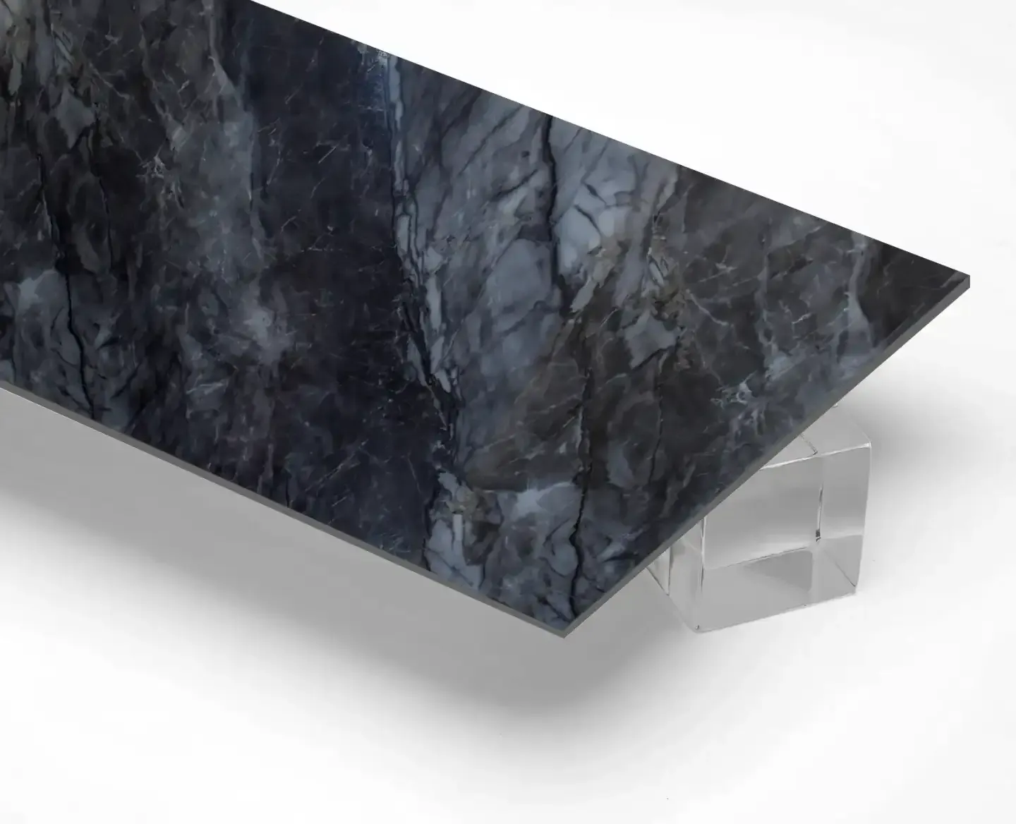UV Coated High Glossy 3D printed Decorative Marble Sheet - (8041-A) - (UV11) - 3MM